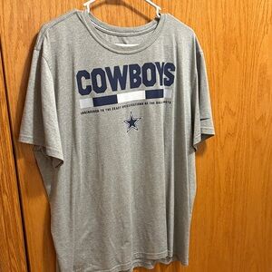 Nike Gray Cowboys Graphic Tee